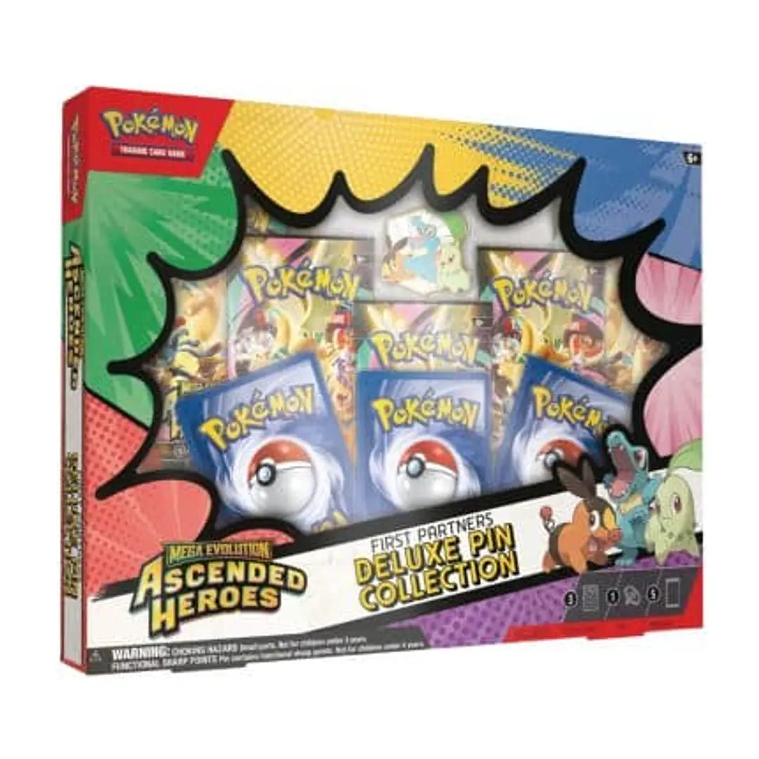 Pokémon TCG – Ascended Heroes – First Partners Deluxe Pin Collection (esp)