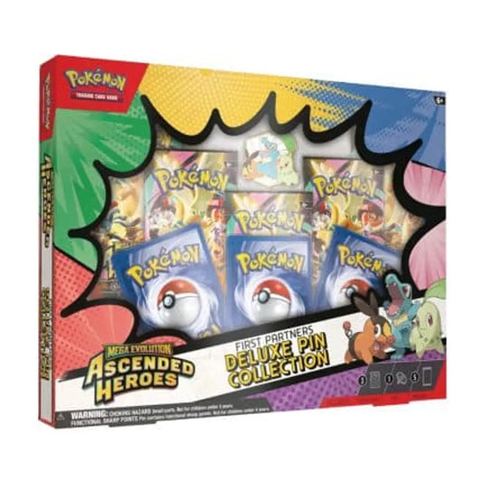 Pokémon TCG – Ascended Heroes – First Partners Deluxe Pin Collection (esp)