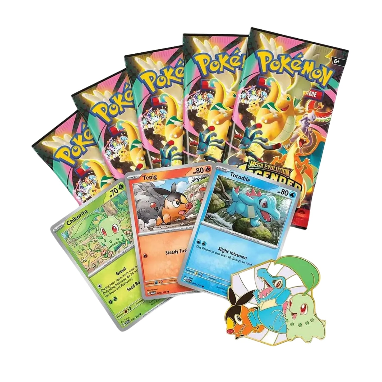 Pokémon TCG – Ascended Heroes – First Partners Deluxe Pin Collection (esp)